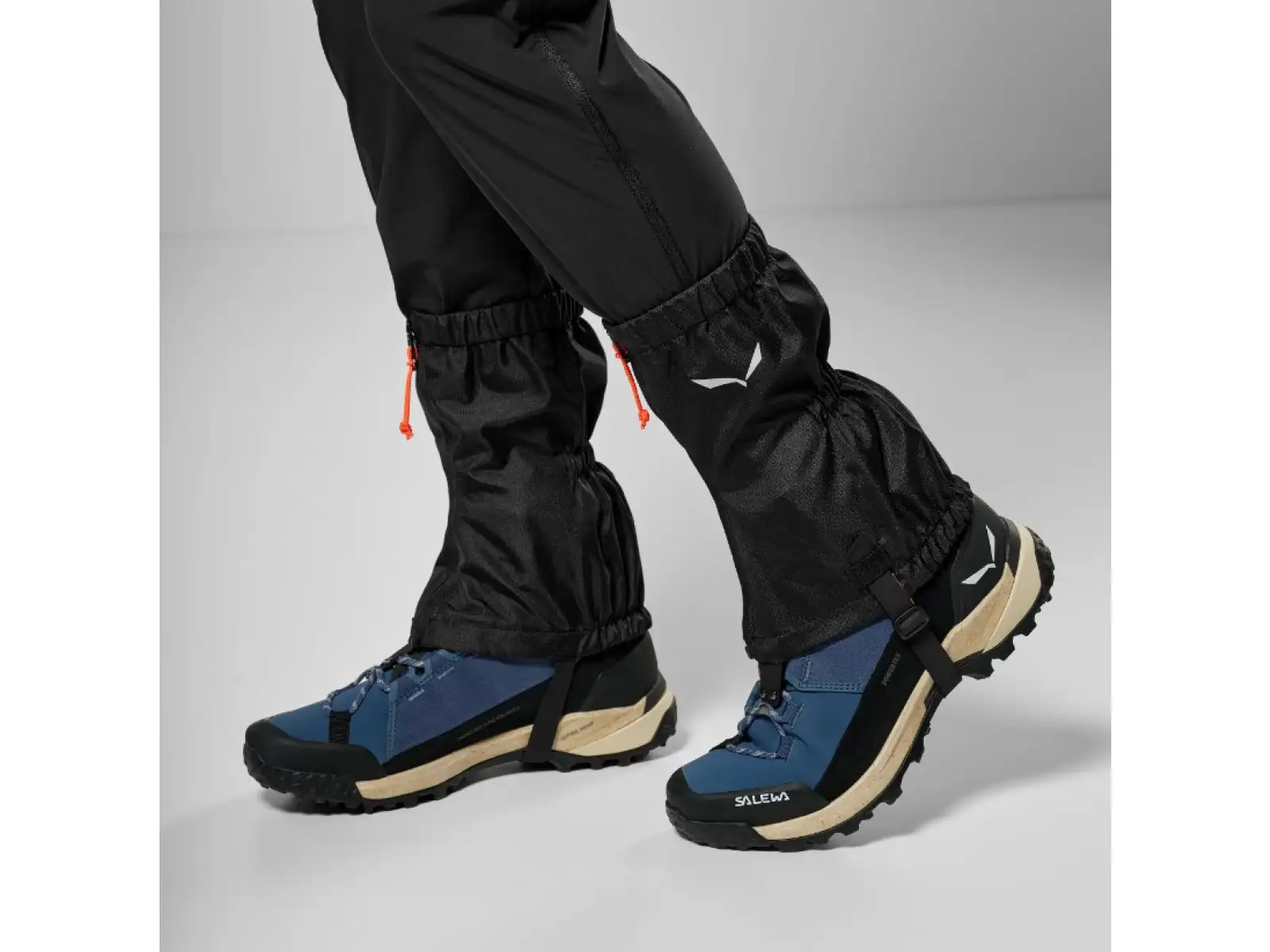 Salewa Puez Gamaschen Kinder Becher Schwarz / Black Out