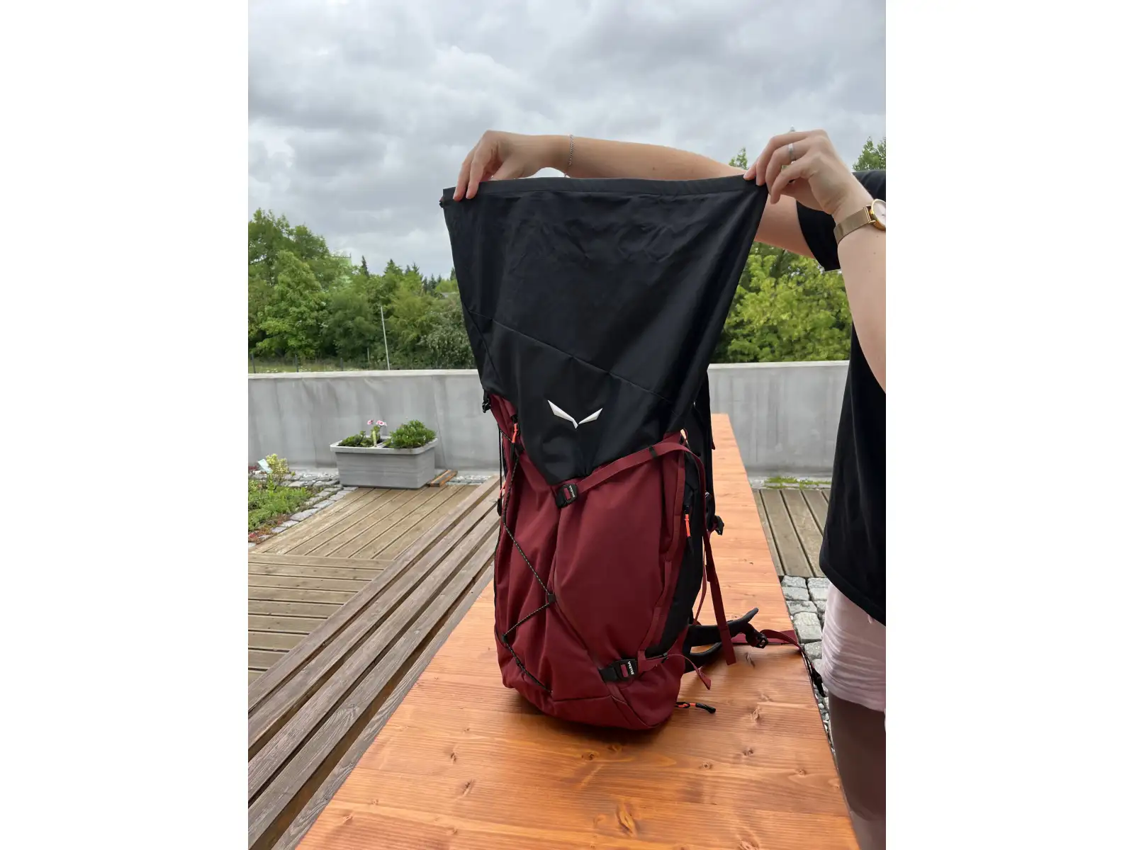 Salewa Puez Damen Rucksack 32 l + 5 l – Syrah/Black Out