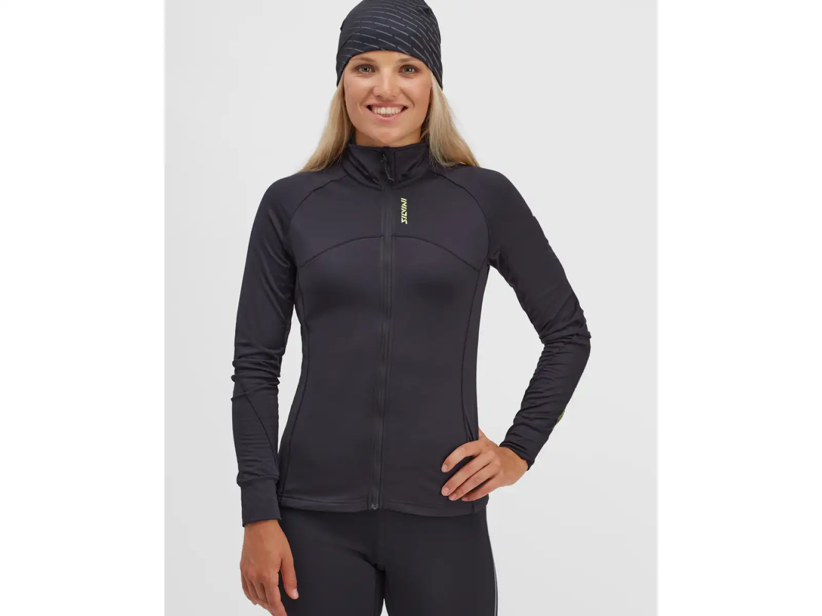 Silvini Staffora Damenpullover schwarz/limette
