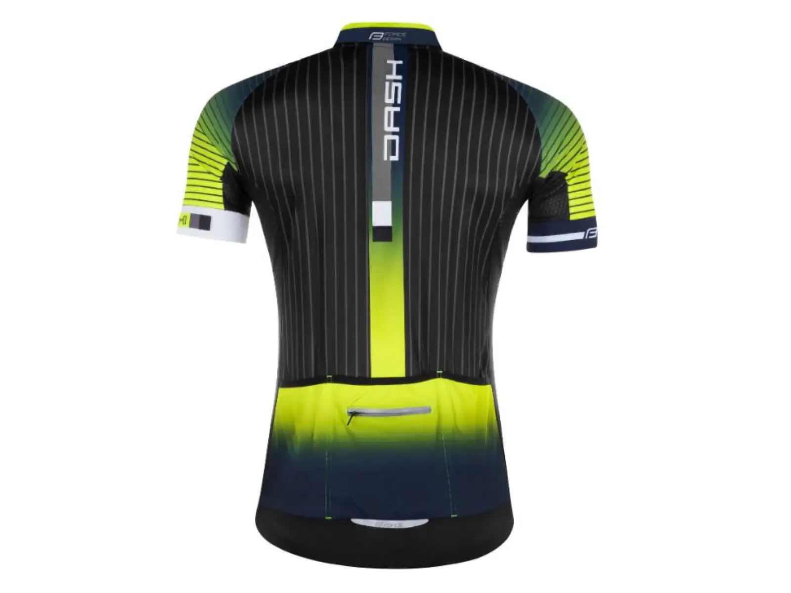 Force Dash Herren Kurzarmtrikot blau/fluoreszierend/schwarz