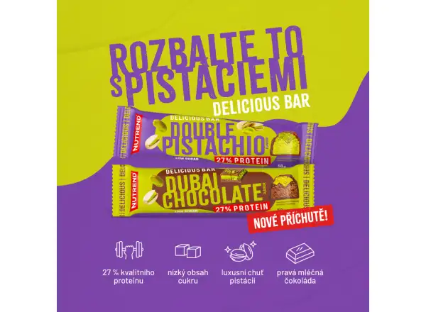Nutrend Delicious Bar Riegel 50 g Dubai-Schokolade