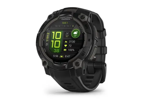 Garmin Instinct 3 Amoled 45 mm Smartwatch Black/Black Armband
