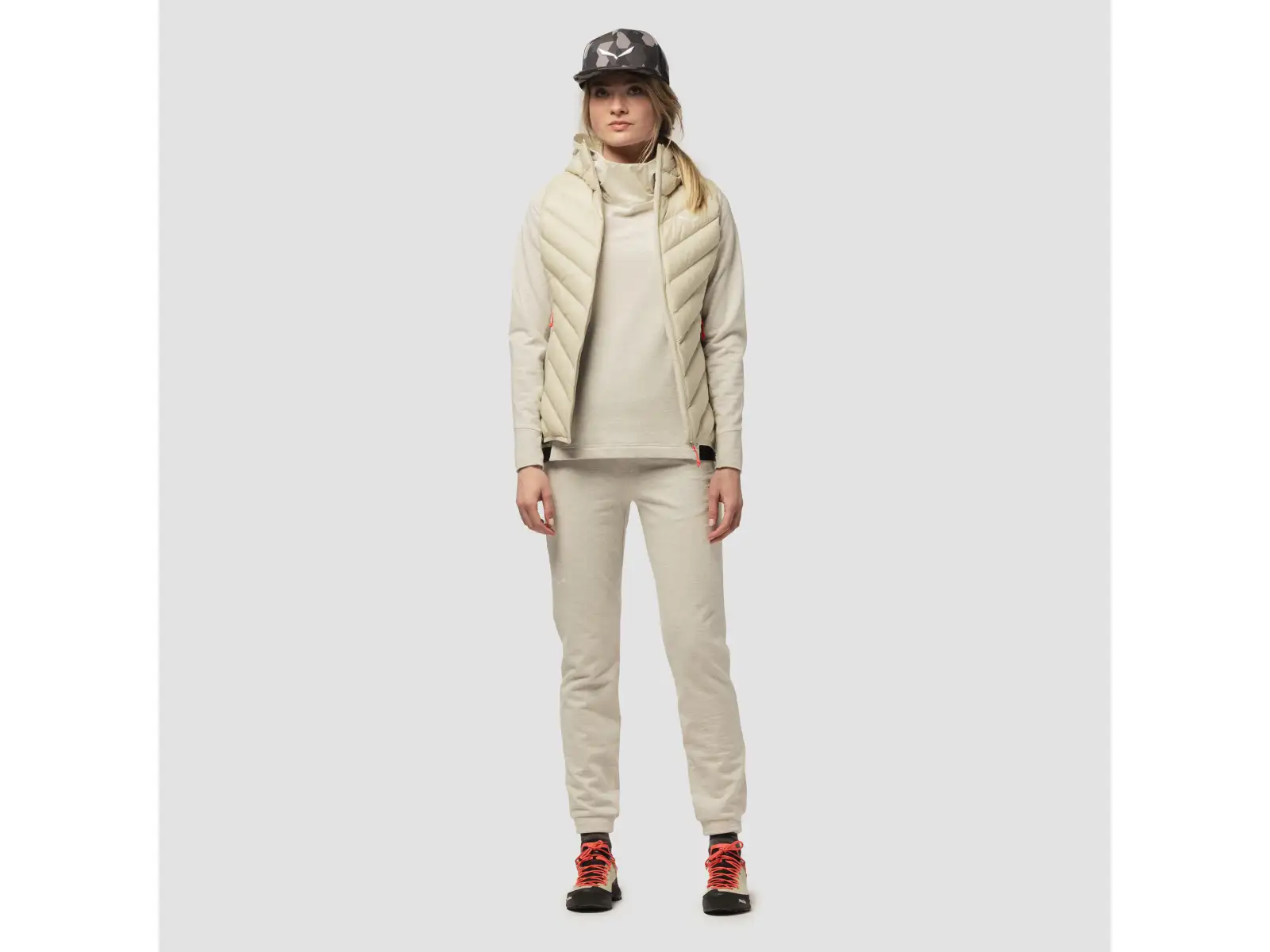 Salewa Fanes Sarner RDS Hybrid Damenweste Oatmeal