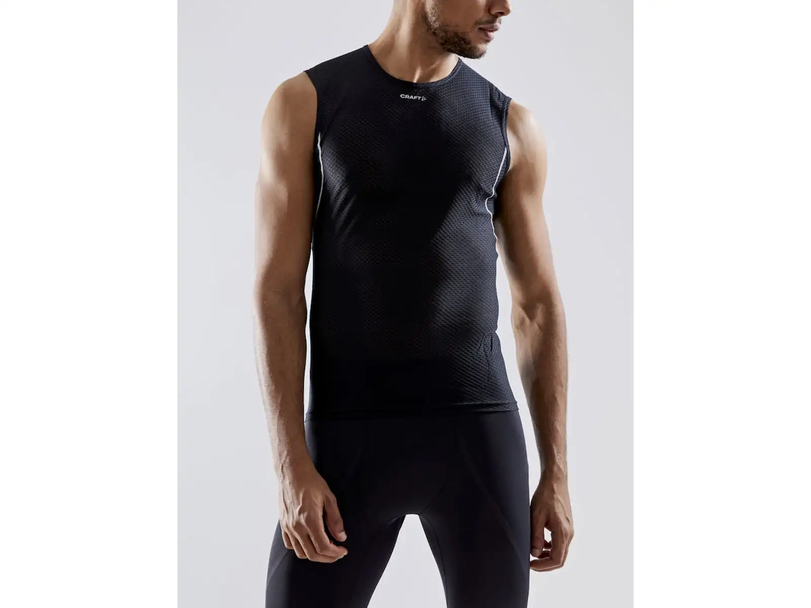 Craft Mesh Superlight Herren Funktionsshirt ohne Ärmel schwarz