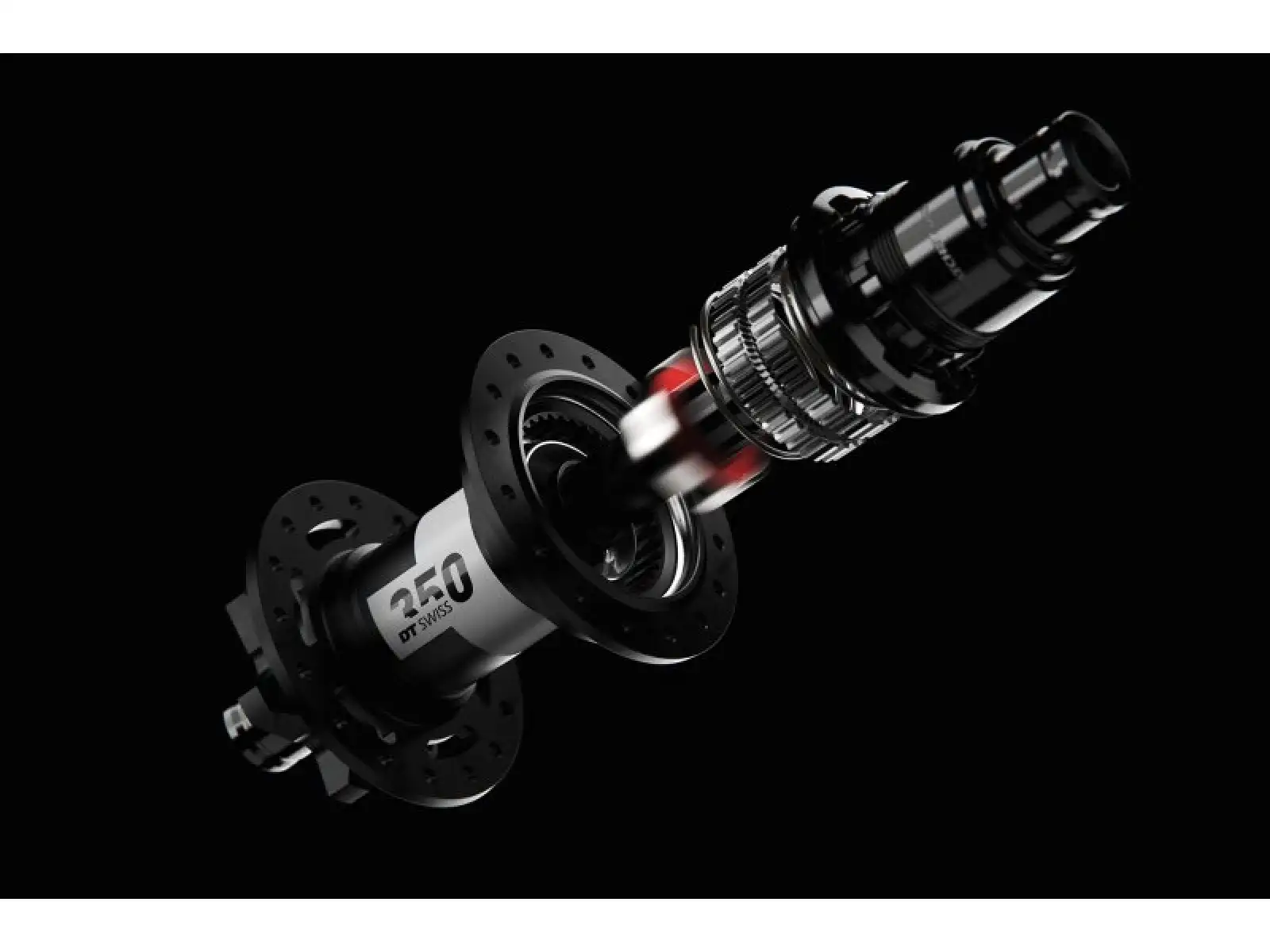 DT Swiss 350 Classic DBIS Boost Hinterradnabe 12×148 mm Ratchet DEG 72 Freilaufkörper Shimano