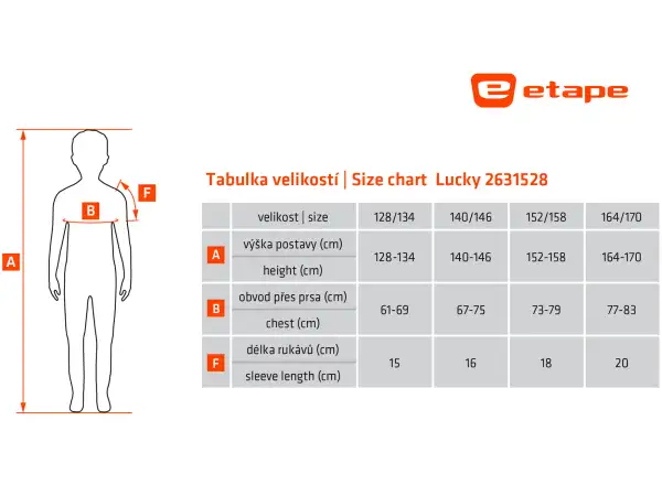 Etape Lucky Kindertrikot rosa/limette