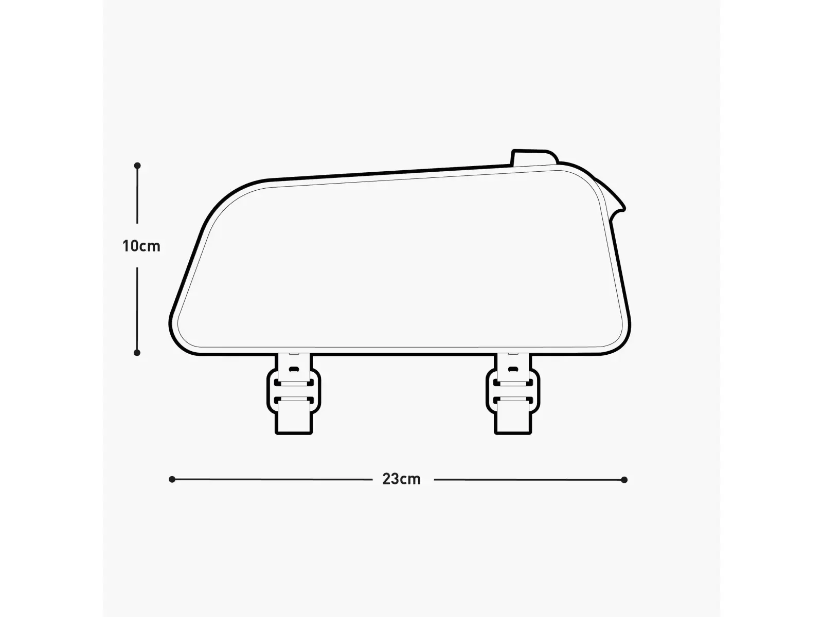 Evoc Top Tube Pack WP 1 Rahmentasche Black