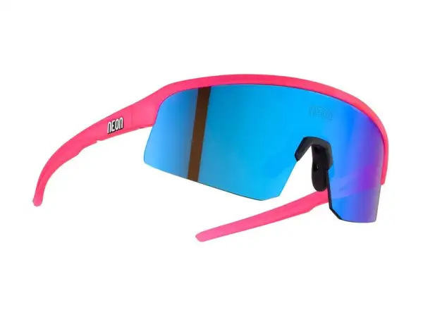 Neon Viper Brille Crystal Pink Fluo Mirror Blue Cat 3