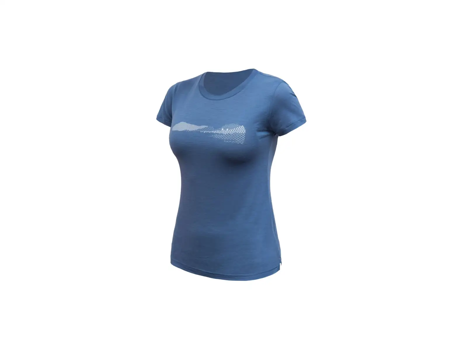 Sensor Merino Air Hills Damen T-Shirt Kurzarm Riviera Blue