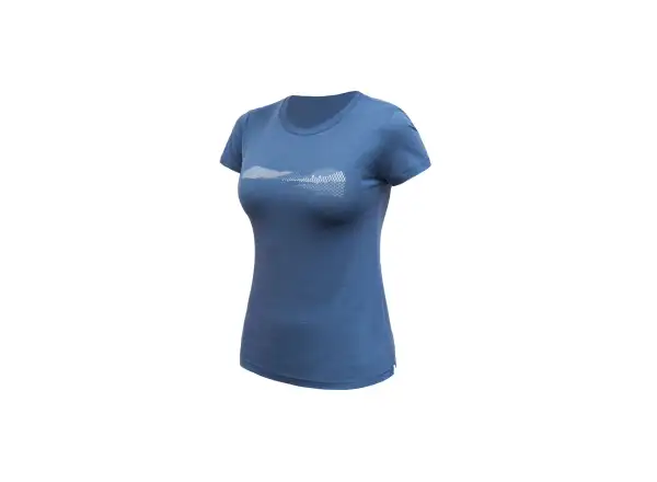 Sensor Merino Air Hills Damen T-Shirt Kurzarm Riviera Blue