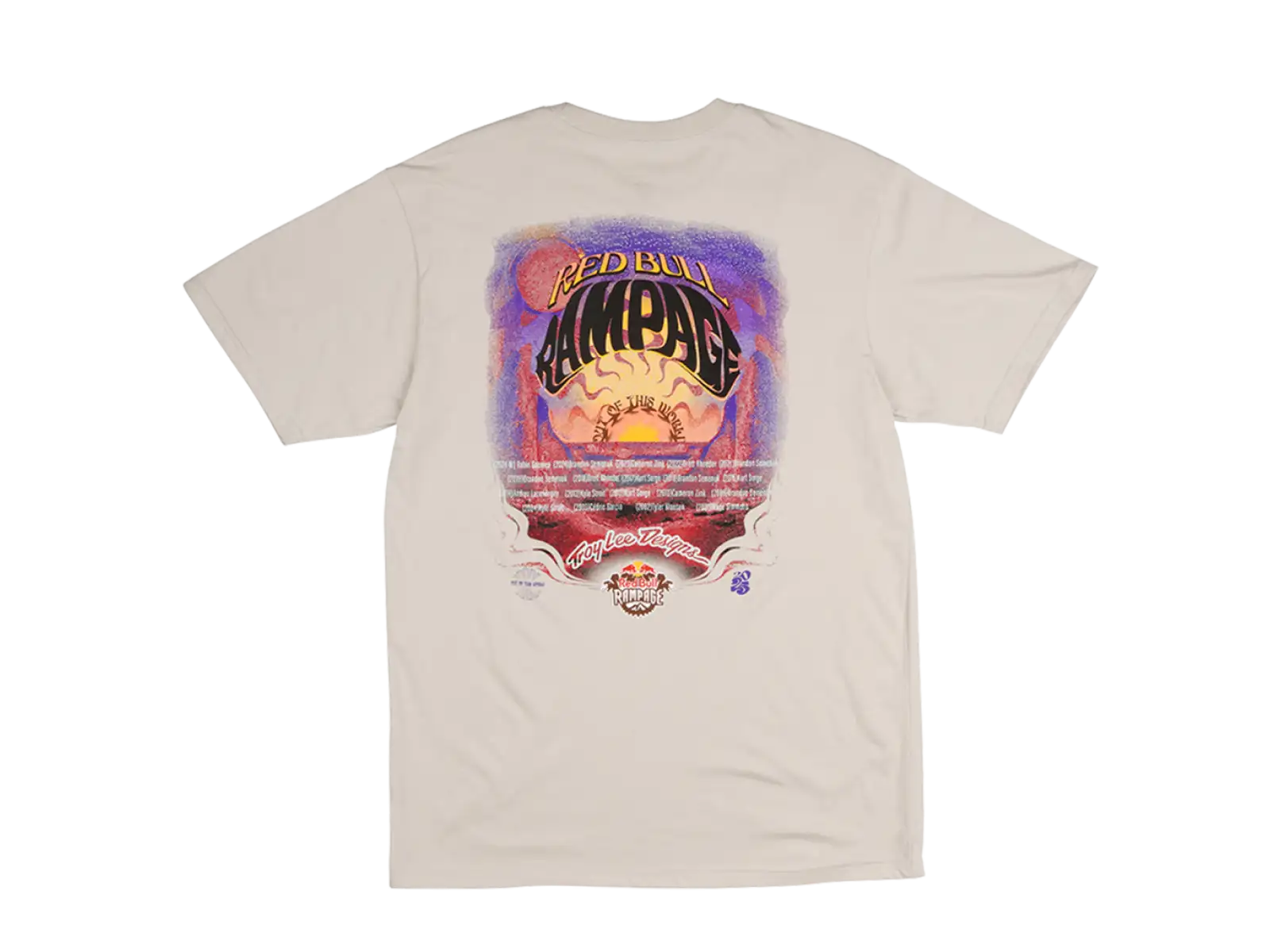 Troy Lee Designs x Red Bull Rampage Valley of Gods Herren T-Shirt Kurzarm Bone