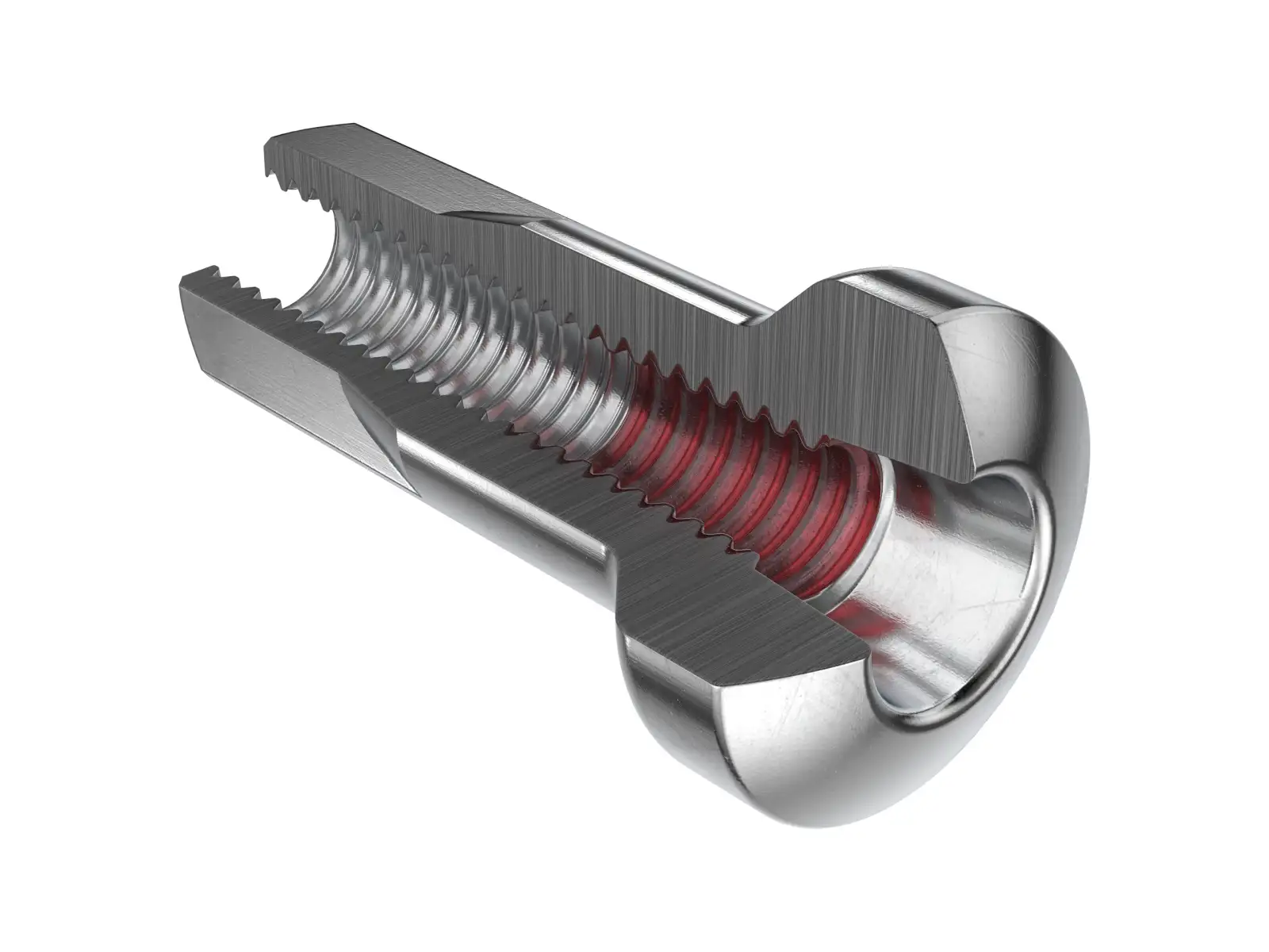 DT Swiss Hidden ProLock Messingnippel 2.0 x 12 mm silberfarben