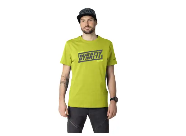 Dynafit Graphic Cotton Herren T-Shirt Kurzarm Golden Lime