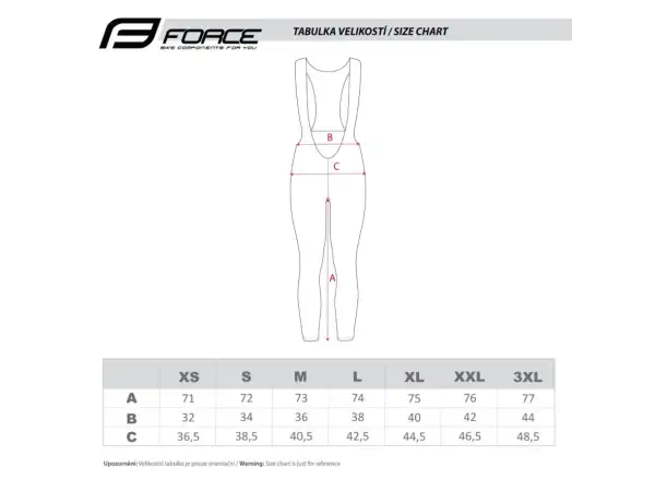 Force Reflex Line Herrenhose mit Latz Schwarz