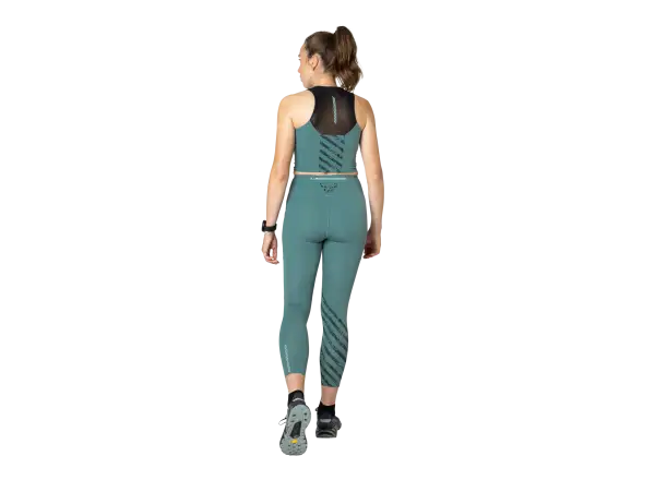 Dynafit Trail Crop Top Damen ärmelloses Shirt Atlantic