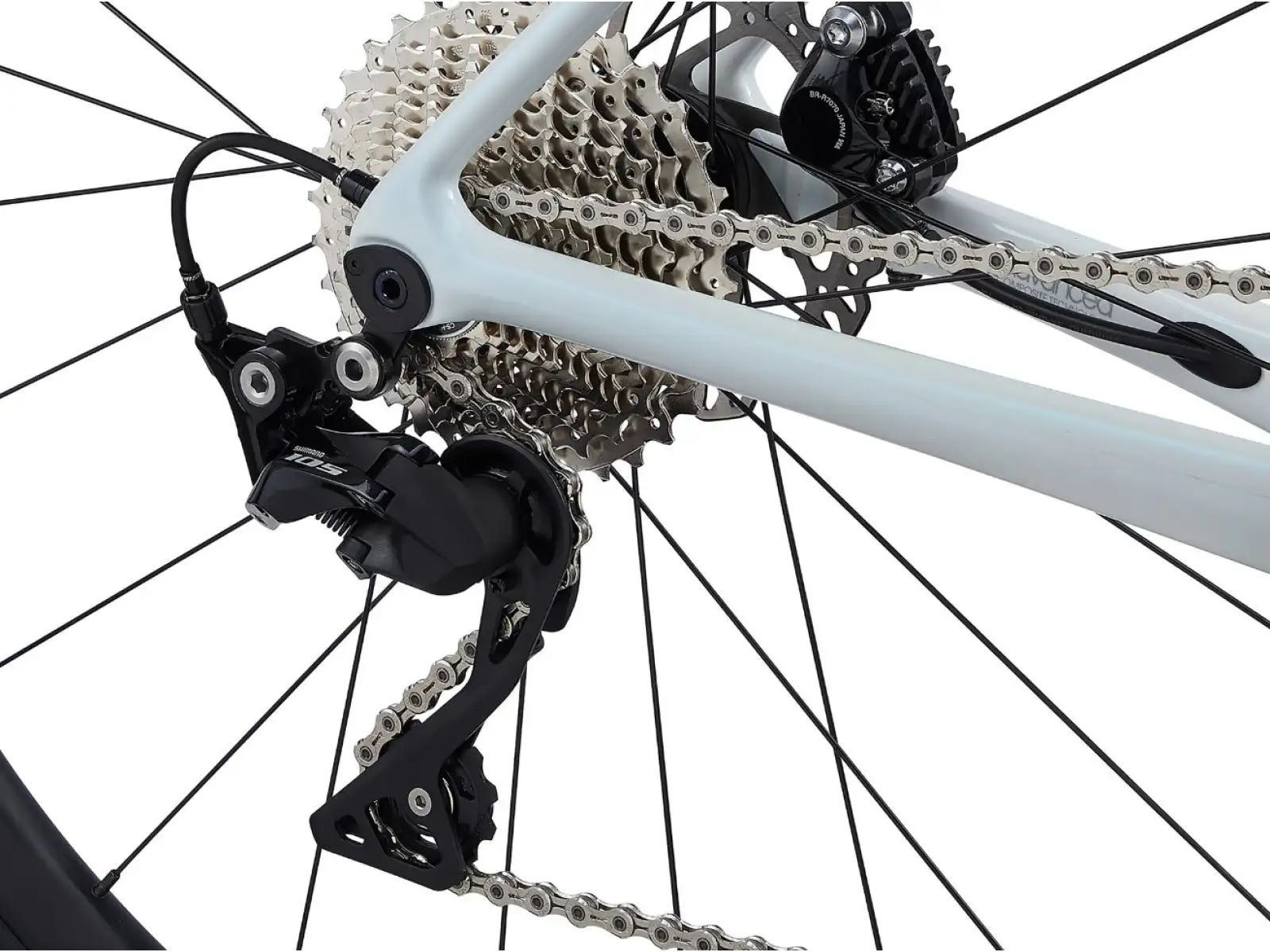 Liv Langma Advanced 2 Disc Rennrad Einhorn Weiß