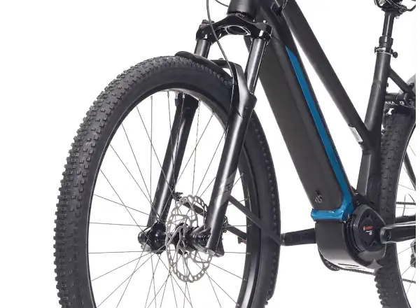 Rock Machine Torrent e90-29 B Touring Easy Entry E-Bike Matte Black / Petrol.