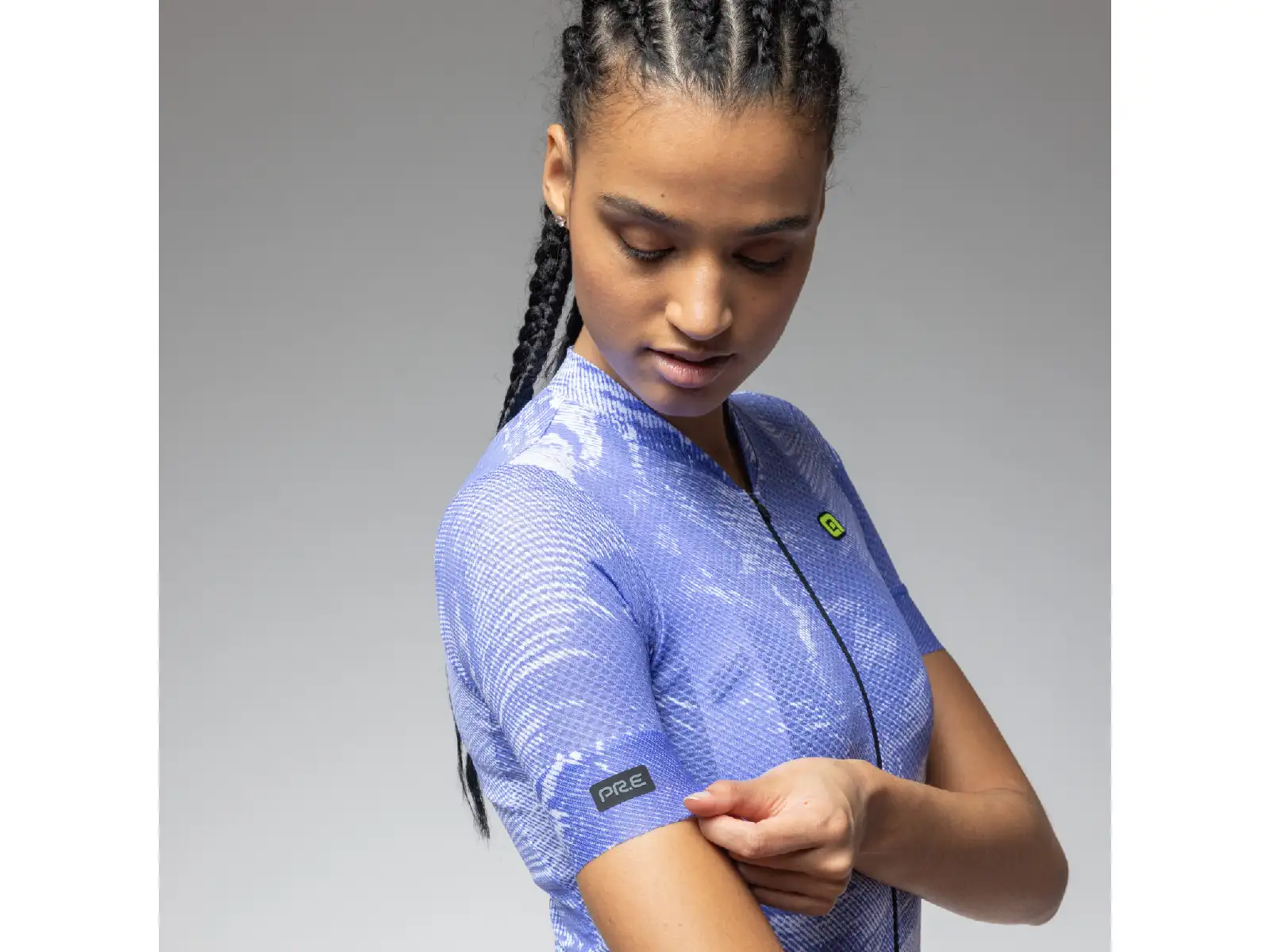 Alé PR-E Fan Damen Kurzarmtrikot Jacaranda
