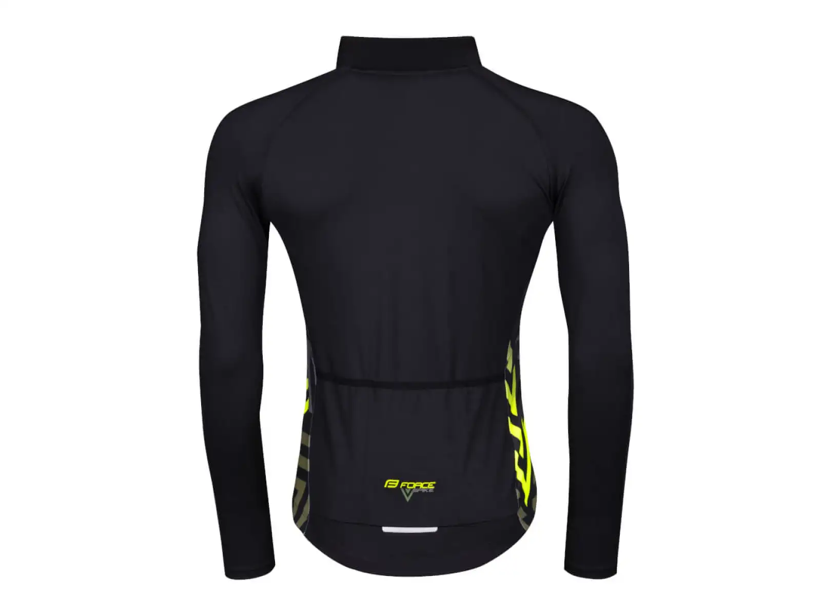 Force Spike Herren Langarm-Shirt Schwarz/Fluoreszierend