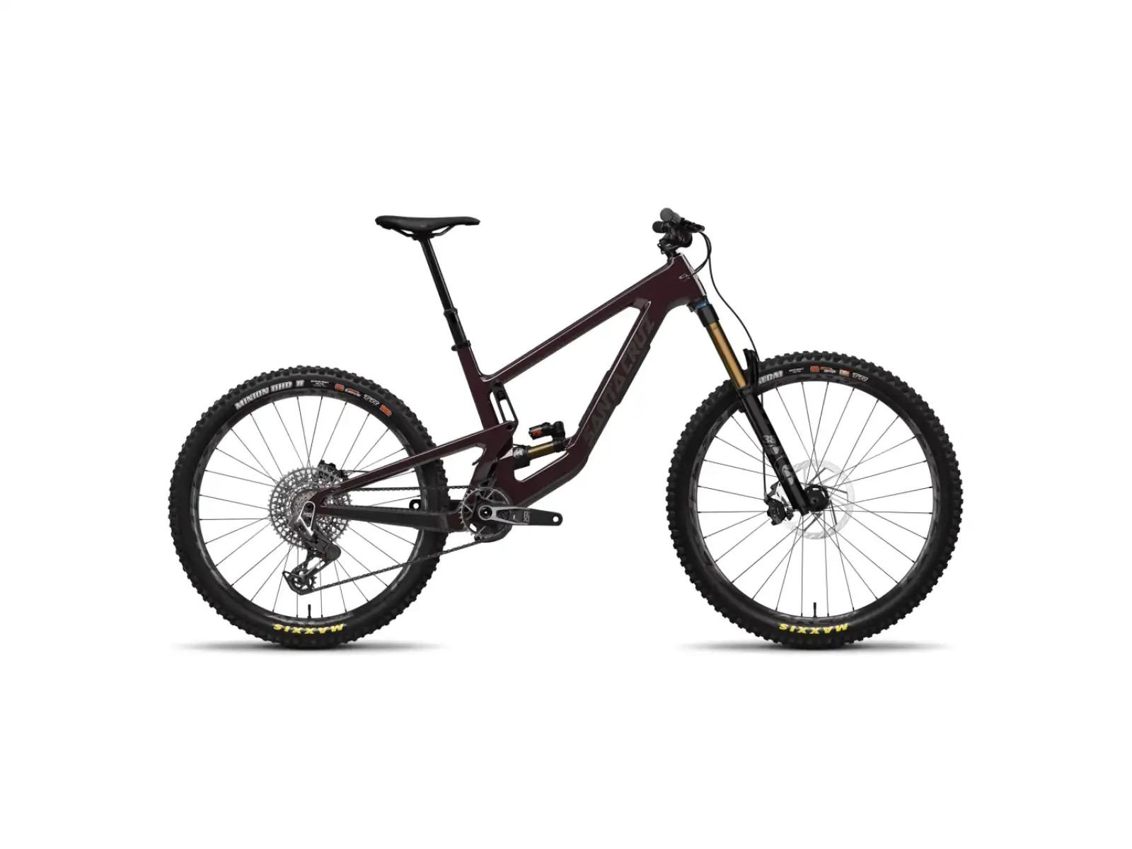 Santa Cruz Nomad 6 CC MX X0 AXS vollgefedertes Fahrrad Gloss Stormbringer Purple