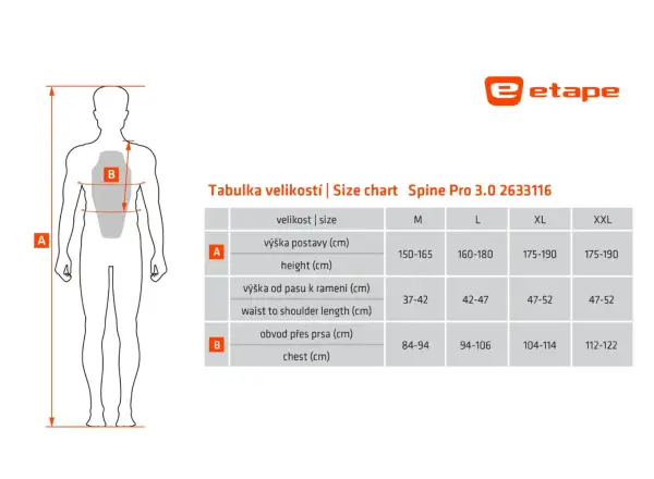 Etape Spine Pro 3.0 Herren Wirbelsäulenschützer