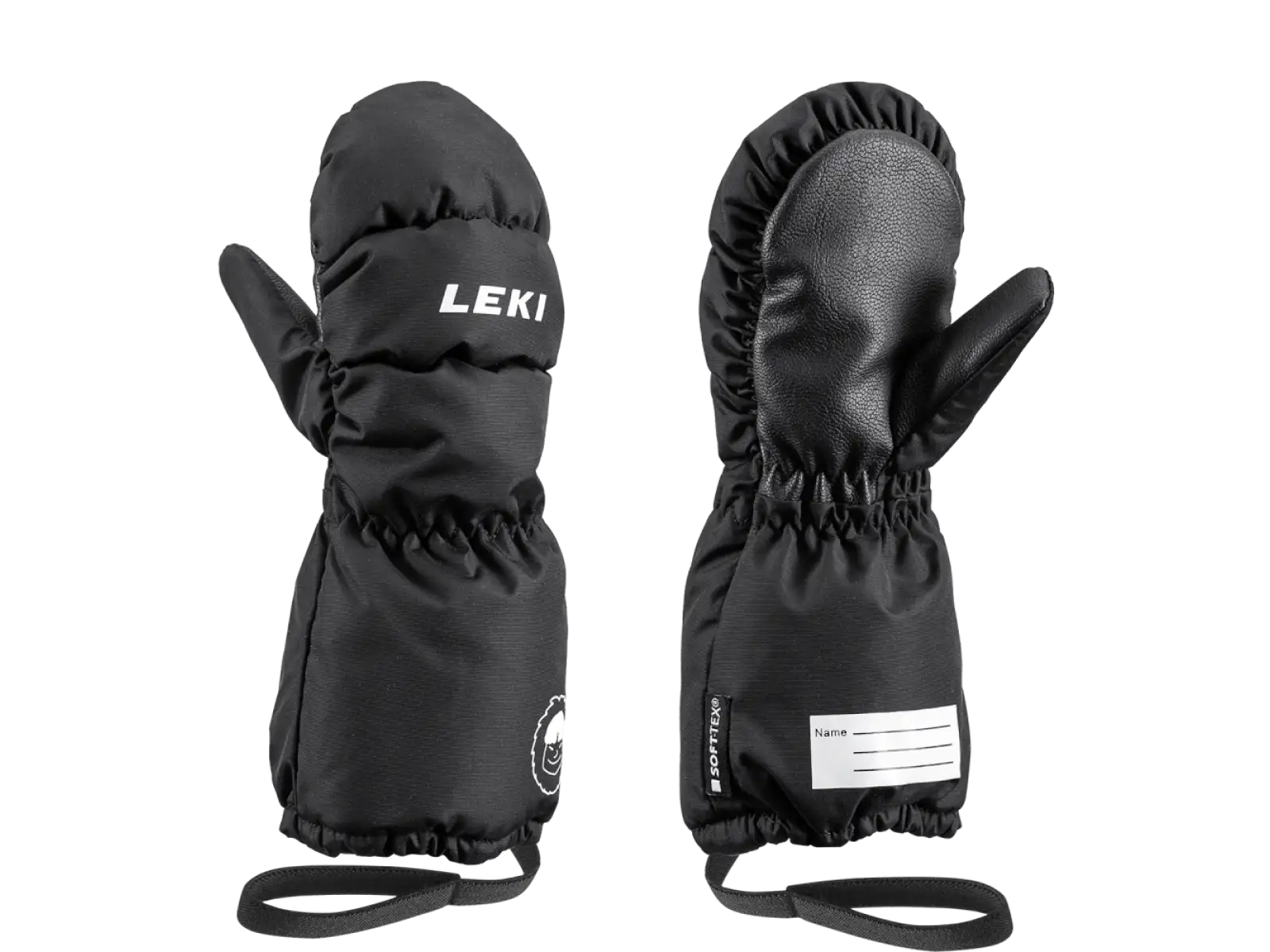 Leki Little Eskimo Mitt Long Skihandschuhe Kinder black