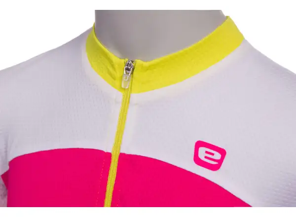 Etape Peddy Kinder Kurzarmtrikot pink/lime