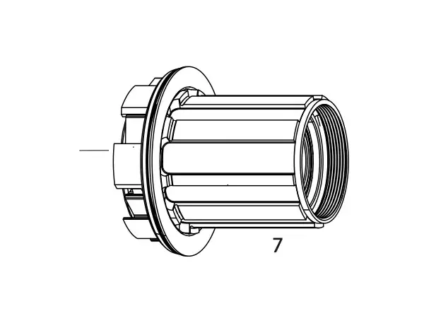 Zipp Freehub Kit - Nabe Kit für ZR1 11sp.