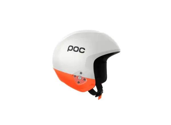 POC Skull Dura X MIPS Skihelm Hydrogen White/Fluorescent Orange