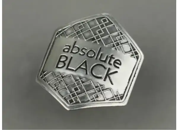 Absolute Black Aufkleber 4,3 x 4,7 cm