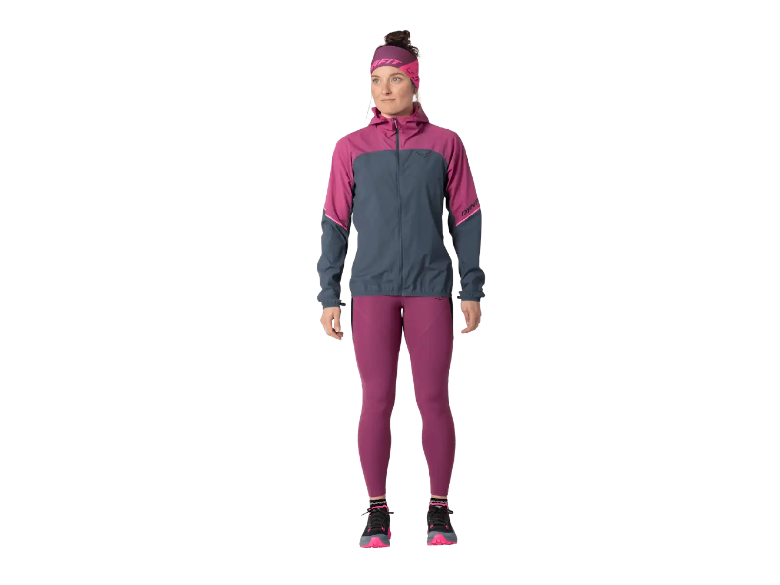 Dynafit Alpne Wind Damen Laufjacke Magenta