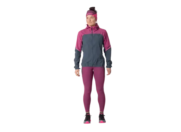 Dynafit Alpne Wind Damen Laufjacke Magenta