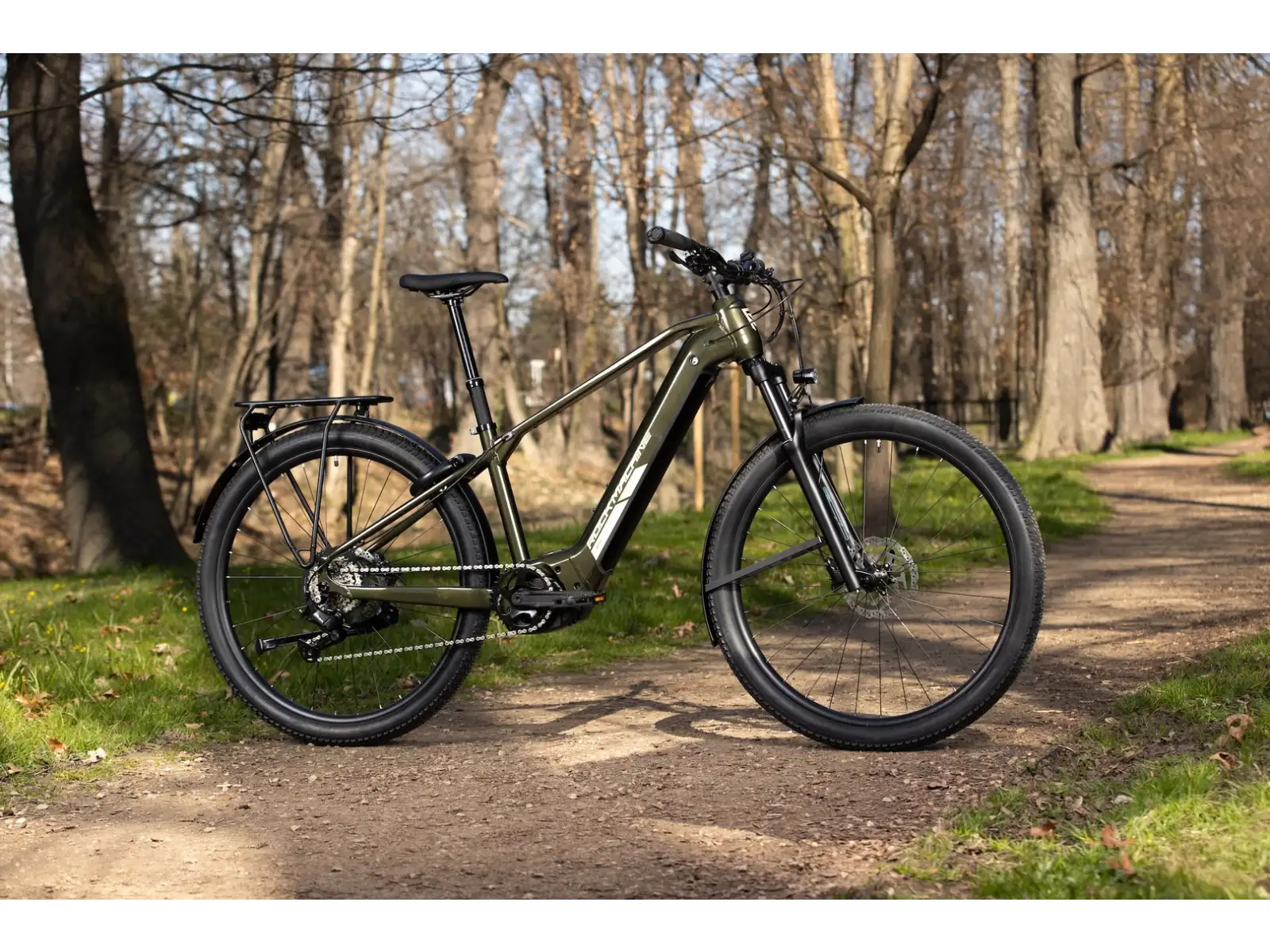 Rock Machine eBlizz B70T Elektro-Mountainbike – Gloss Dark Forest
