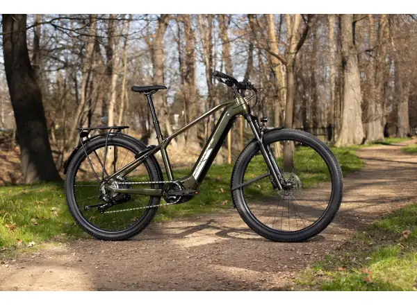 Rock Machine eBlizz B70T Elektro-Mountainbike – Gloss Dark Forest