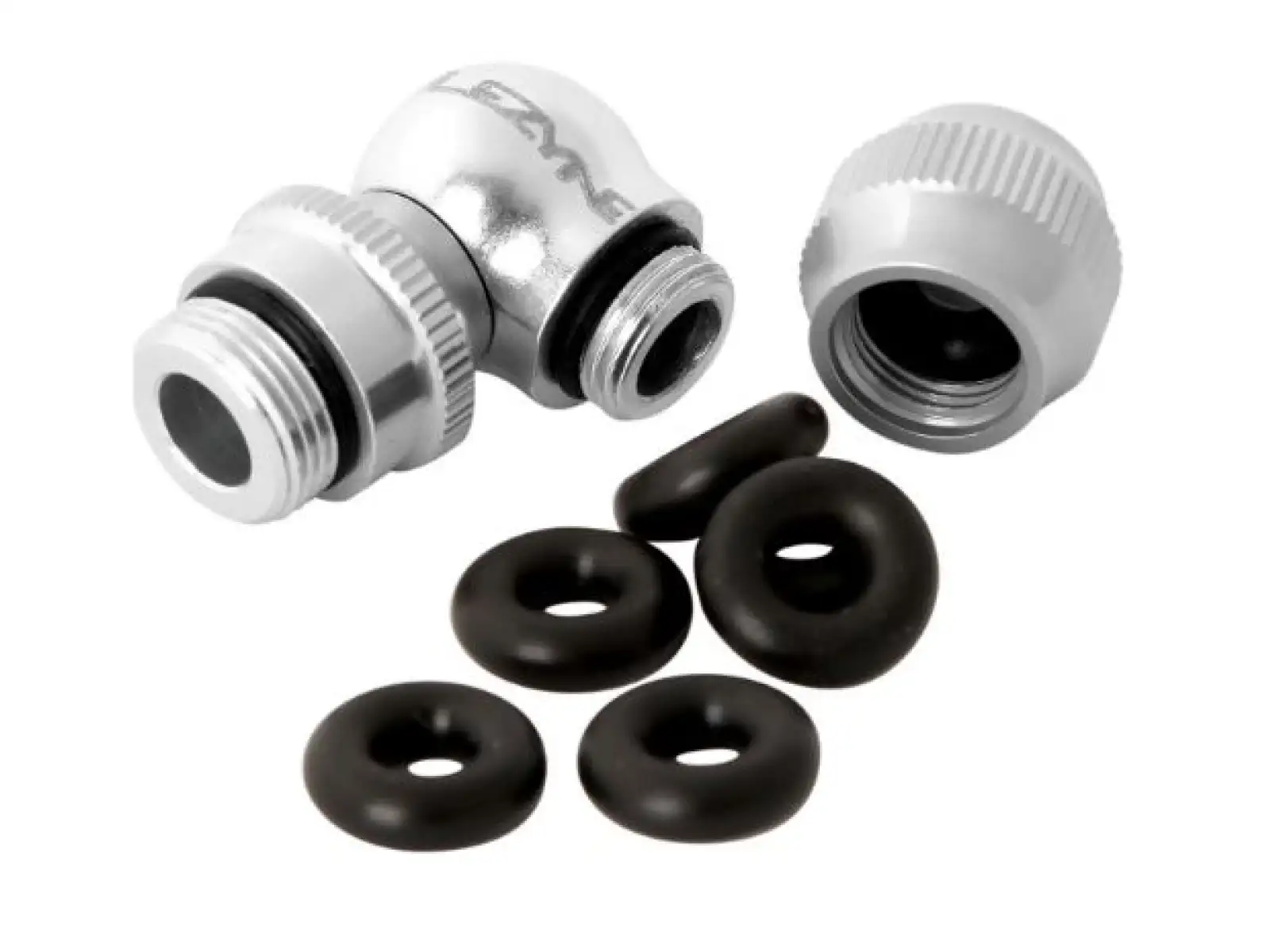 Lezyne Slip Chuck Schlauchadapter für Luftpumpe in Hochglanz-Finish