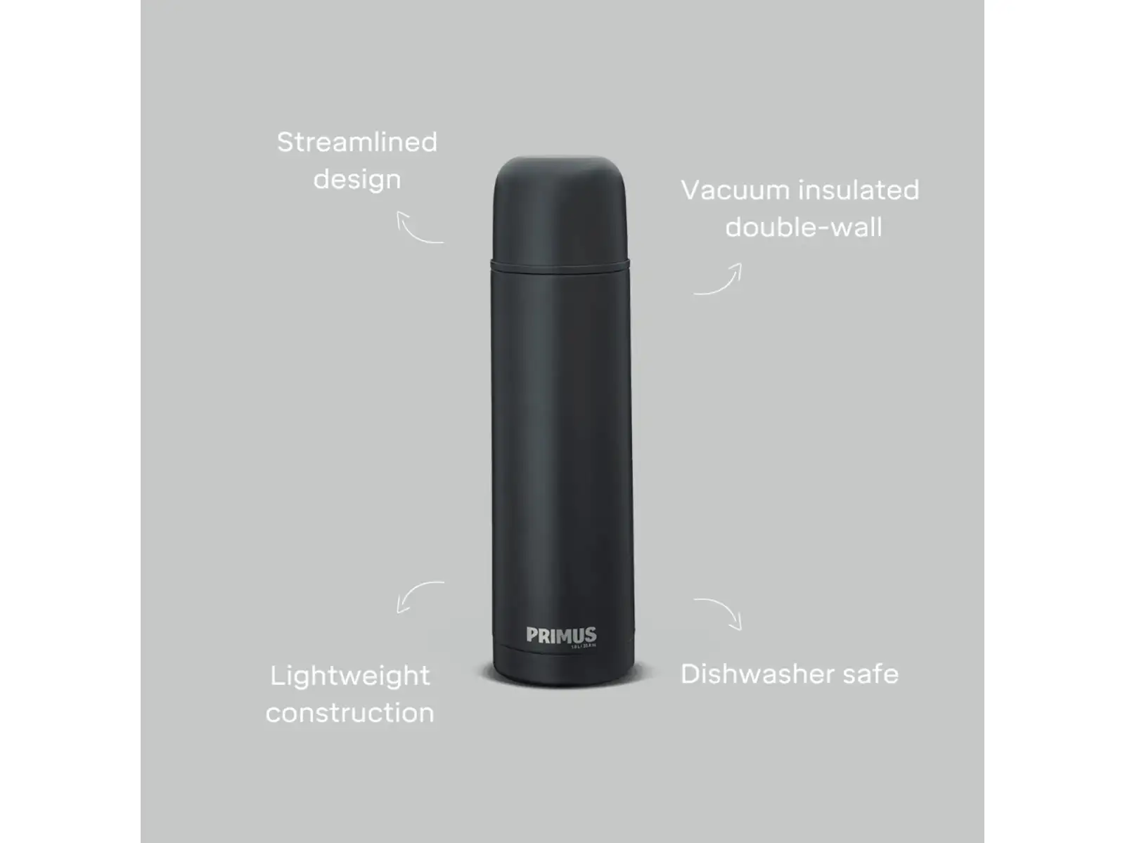 Primus Classic Light Thermosflasche 1 l Black