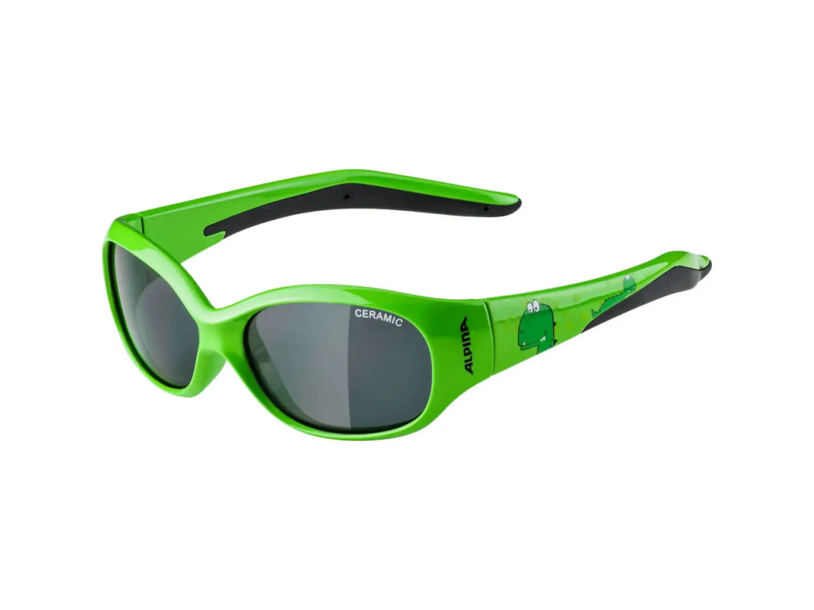 Alpina Flexxy Kids Kinderbrillen Green Dino