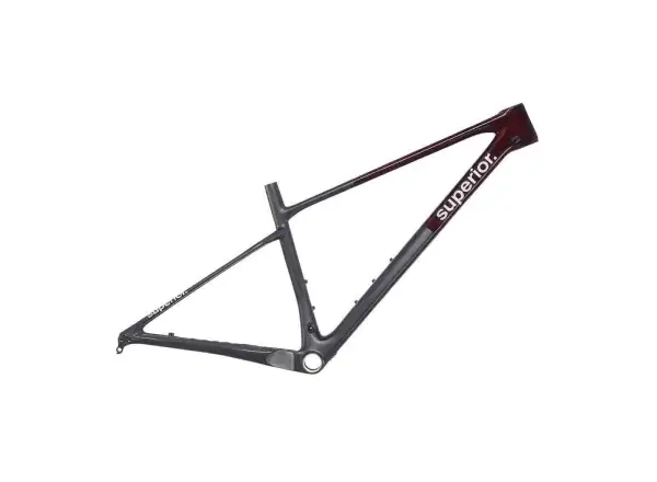 Superior XP Red Carbon/Matte Carbon Rahmenset