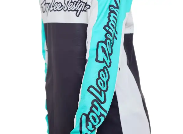 Troy Lee Designs Youth Sprint Pro Kindertrikot Langarm Yo Moto Carbon