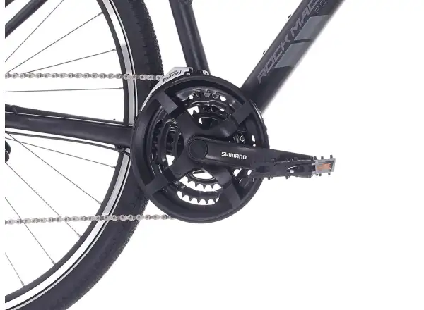Rock Machine Rokk 30 Easy Entry Trekkingrad mattschwarz
