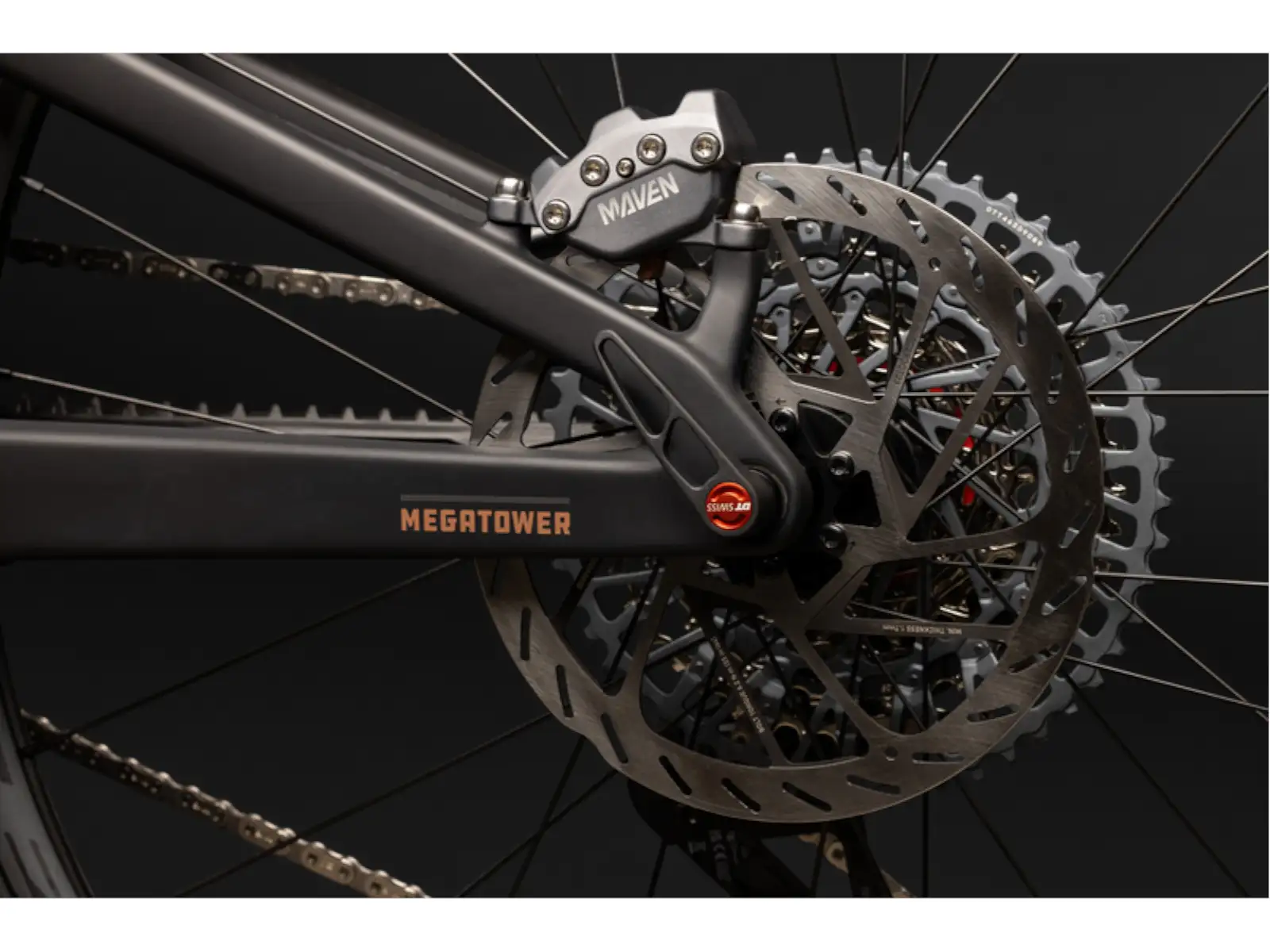 Santa Cruz Megatower 2 CC X0 AXS RSV vollgefederte Fahrrad Matte Carbon Black