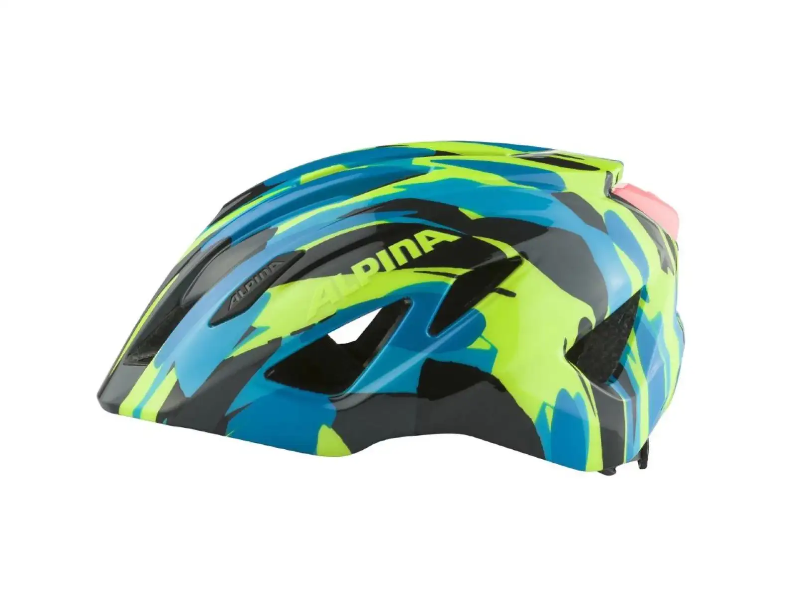 Alpina Pico Flash Helm Neon/Blue Green Gloss