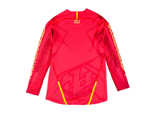 Troy Lee Designs Sprint Ultra Ghostwing Herrentrikot Langarm Infra Red