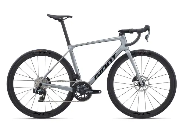 Giant TCR Advanced Pro 1 AXS Straßenfahrrad Tech Silver