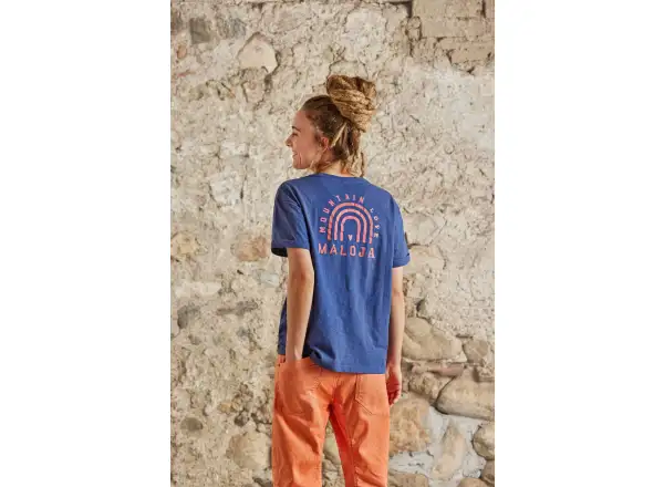 Maloja BackensteinM. Damen T-Shirt Kurzarm jadegrün
