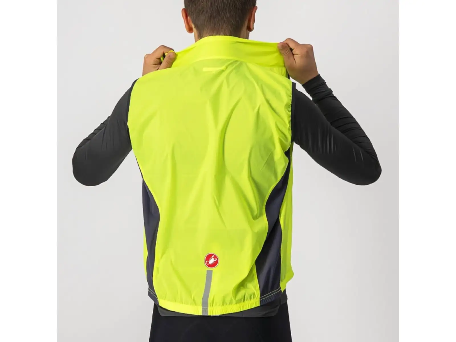 Castelli Squadra Stretch Herrenweste yellow fluo/dark gray