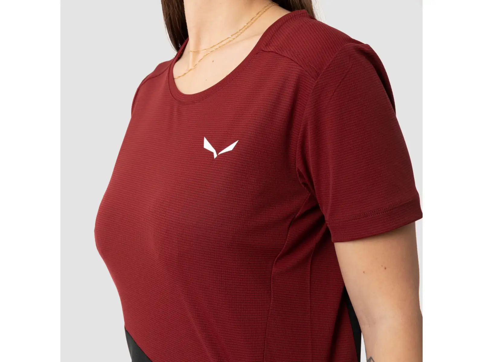 Salewa Puez Sporty Dry Damen T-Shirt kurzarm Weiß