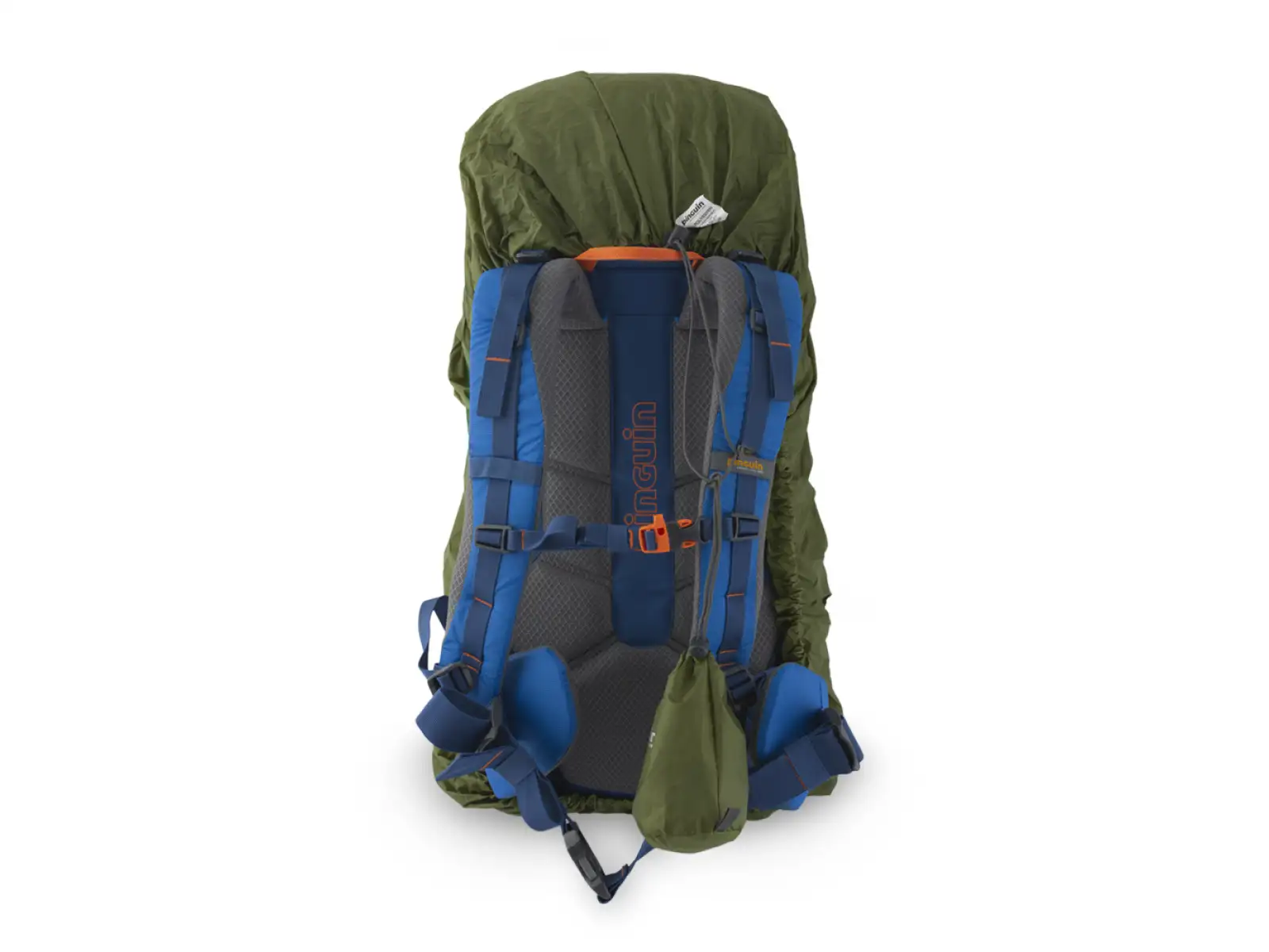 Pinguin Regenschutz mit Rucksackhülle Khaki