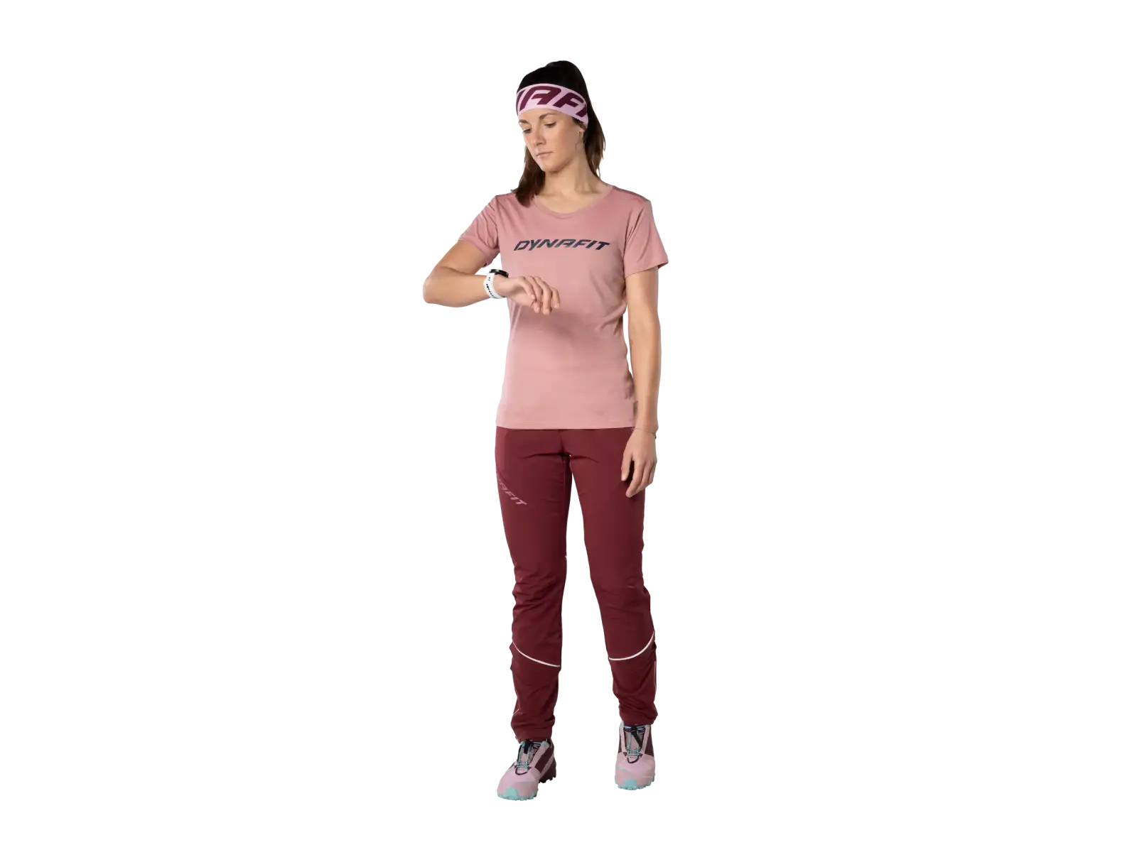 Dynafit Traverse 2 Damen Funktions-T-Shirt Kurzarm Mokarosa
