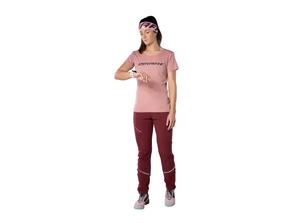 Dynafit Traverse 2 Damen Funktions-T-Shirt Kurzarm Mokarosa